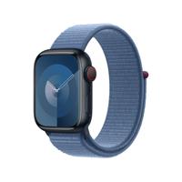 Apple Watch Band - Geweven sportbandje - 41 mm - Winterblauw - One Size - thumbnail