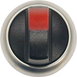 Eaton 216835 M22-WLK3-R Keuzetoets Kunststof frontring Knevel Zwart 1 stuk(s)