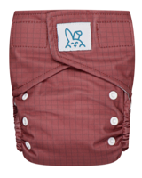 Bumbuns Easy Herbruikbare Luier Tiles Mahogany Klittenband - thumbnail