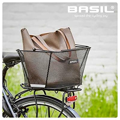 Basil lesto - fietsmand - achterop - zwart - thumbnail