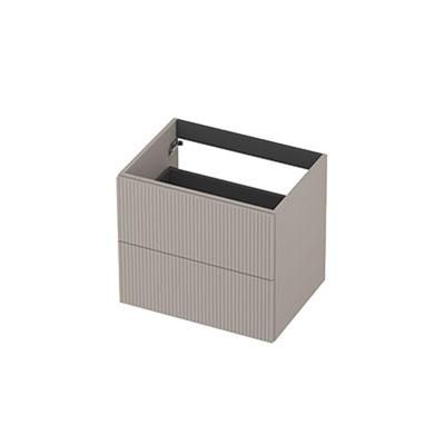 INK - Onderkast 2L Gelakt Gefreesd Tbv Greep - 600x450x520 Mm - Kasjmier Grijs