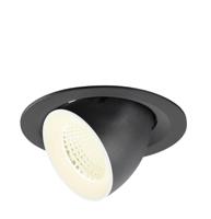 SLV InbouwspotNuminos Gimble M zwart/wit 4000K - 40gr - 1009581 - thumbnail