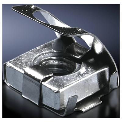 Rittal CP 6108.000 Bevestigingsmoer Met veer Staal 50 stuk(s) Rittal CP 6108.000 Bevestigingsmoer Met veer Staal 50 stuk(s)