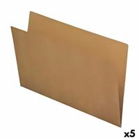 Set of Subfolders FADE Kraft Eco Bruin A4 50 Onderdelen (5 Stuks) - thumbnail