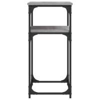 Wandtafel 75x35,5x75 cm bewerkt hout grijs sonoma eikenkleurig - thumbnail