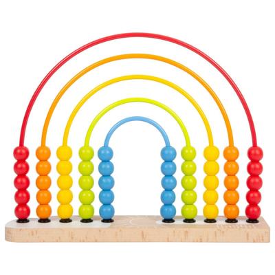 Small Foot - houten motoriekspiraal regenboog