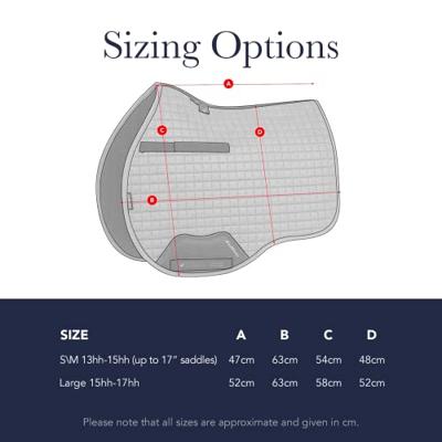 LeMieux Zadeldek Suede petrol maat:vs full