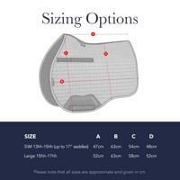 LeMieux Zadeldek Suede petrol maat:vs full - thumbnail