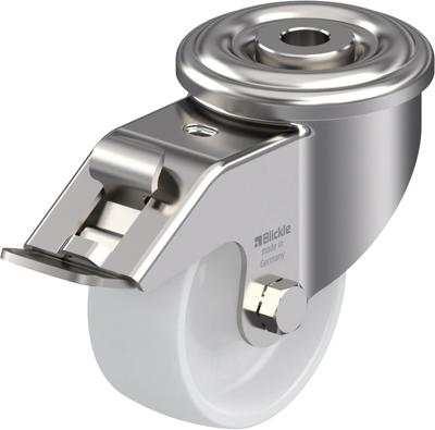 Blickle LEXR-PO 75G-FI Zwenkwiel met rem Wieldiameter: 75 mm Draagvermogen (max.): 150 kg 1 stuk(s)