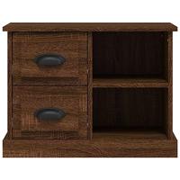 Nachtkastje 60x35,5x45 cm bruin eikenkleur - thumbnail