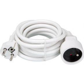 Verlengkabel 3 m wit 3g1.5 penaarde Velleman - Velleman