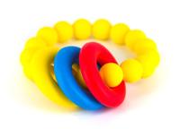 Lollipops & More bijtarmband Donut Teether 6,5 cm silicone - thumbnail