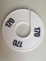 Maatring 11 cm wit/zwart 170 - thumbnail