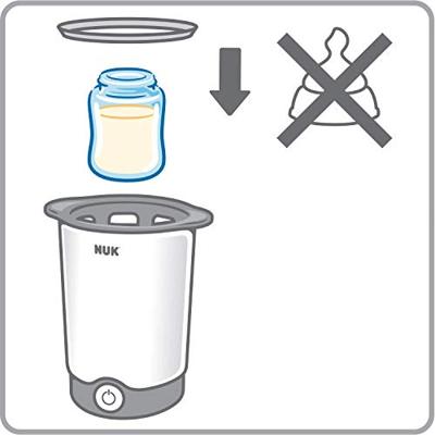 NUK Thermo Express Babyvoedsel verwarmer Wit, Zwart