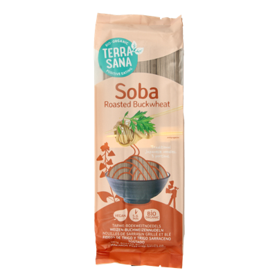 Soba boekweit geroosterd bio 250 Gram Soba boekweit geroosterd bio 250 Gram