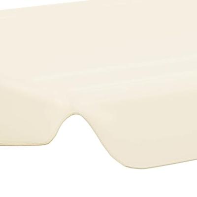 VidaXL Vervangingsluifel voor schommelbank 188/168x145/110 cm crème VidaXL Vervangingsluifel voor schommelbank 188/168x145/110 cm crème