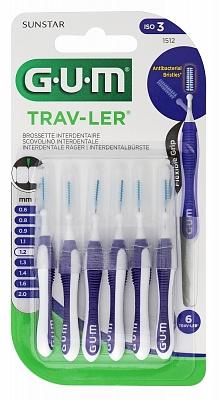GUM Trav-ler ragers 1.2 mm paars 6 Stuks