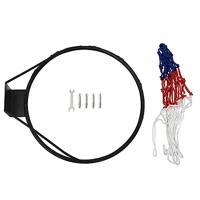 VidaXL Basketbalring 39 cm staal zwart - thumbnail