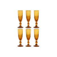 Set van bekers Home ESPRIT Amber Kristal 150 ml (6 Stuks) - thumbnail