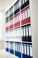 Leitz rugetiketten, voor serie 1080, ft 6,1 x 19,2 cm, pak van 100 stuks, wit - thumbnail