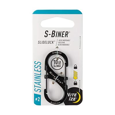 Nite ize Carabiner #2 S-Biner Slidelock Carabine Black