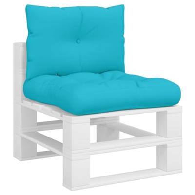 Palletkussens 2 st oxford stof turquoise - thumbnail