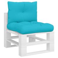 VidaXL Palletkussens 2 st oxford stof turquoise - thumbnail