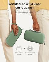 Belkin Gaming Nintendo Switch 2 Beschermhoes voor op reis met AirTag-houder en opbergruimte voor spelletjes - Draagtas, licht, reishoes met harde schaal en zachte voering, reisaccessoires - Groen - thumbnail