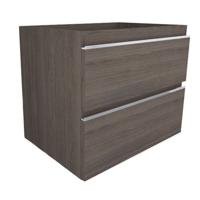 Tigris onderkast met 2 laden 60 x 46 cm houtnerf grijs - thumbnail