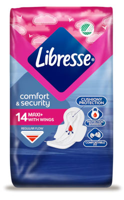 Libresse Maxi normaal clip 14 Stuks Libresse Maxi normaal clip 14 Stuks
