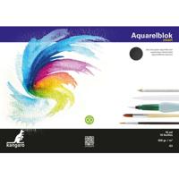 Kangaro k-5313 a3 aquarelblok 300 gram 16 vel zwart - thumbnail
