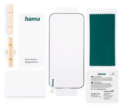 Hama Telefoon-beschermglas Super Hybrid V. Apple IPhone 15 Pro Montagehulp