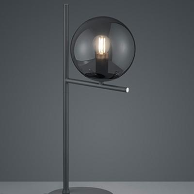 Trio TafellampPure 52cm antraciet met smoke - 502000142