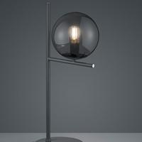 Trio TafellampPure 52cm antraciet met smoke - 502000142 - thumbnail