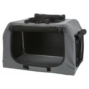 TRIXIE SOFT KENNEL EASY REISBENCH GRIJS 95X69X63 CM TRIXIE SOFT KENNEL EASY REISBENCH GRIJS 95X69X63 CM