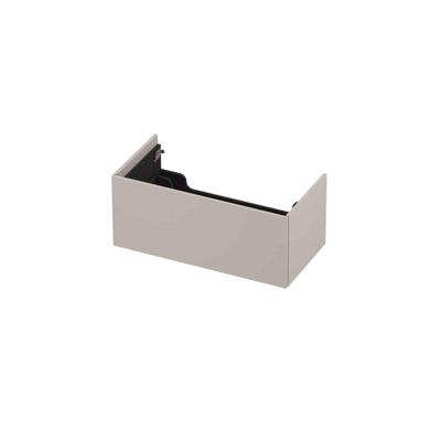 INK - Onderkast 1 Lade Push 2 Open Bestaande Uit - 900x450x376 Mm - Mat Kasjmier Grijs