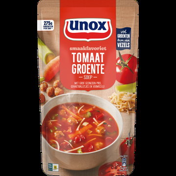Unox Smaakfavoriet Soep In Zak Tomaat Groente 570 ml bij Jumbo Unox Smaakfavoriet Soep In Zak Tomaat Groente 570 ml bij Jumbo