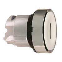 Schneider Electric ZB4BA131 ZB4BA131 Terugstelbaar (Ø) 22 mm I Chroom, Wit 1 stuk(s) - thumbnail