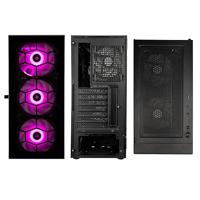 Kolink OBSERVATORY HF GB computerbehuizing Midi Tower Zwart - thumbnail