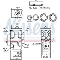 Expansieventiel, airconditioning 999415 - thumbnail