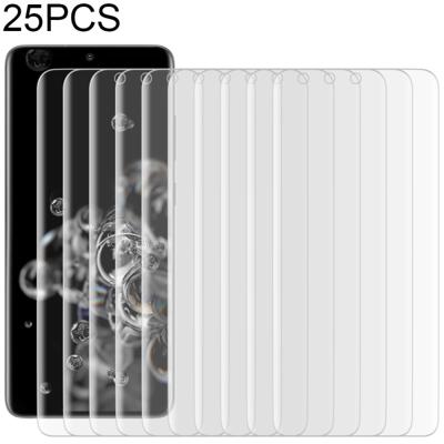25 pc's voor Galaxy S20 Ultra 9H HD 3D Curved Edge Tempered Glass Film (Transparant) 25 pc's voor Galaxy S20 Ultra 9H HD 3D Curved Edge Tempered Glass Film (Transparant)