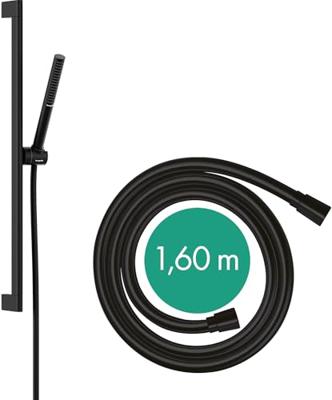 Hansgrohe Pulsify S doucheset 100 1jet EcoSmart met glijstang 65 cm, mat zwart