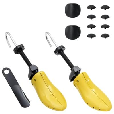 VidaXL Schoenspanners met schoenlepel eu 37-41 kunststof geel