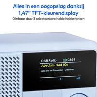 Mini Radio - MEDION - DAB/FM - Mono 2W RMS - Blauw - thumbnail