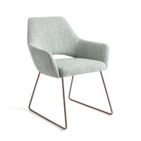 Jesper Home Yanai eetkamerstoel Soft Sage slide rose - thumbnail
