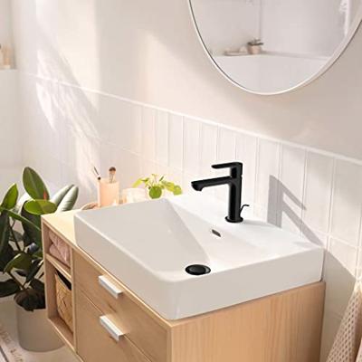 Hansgrohe Wastafelmengkraan Rebris S Eengreeps 110 CoolStart Zonder Afvoer Mat Zwart