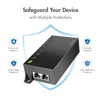 LogiLink POE007 PoE-injector 10 / 100 / 1000 MBit/s IEEE 802.3bt, IEEE 802.3af (15.4 W), IEEE 802.3at (30 W) - thumbnail
