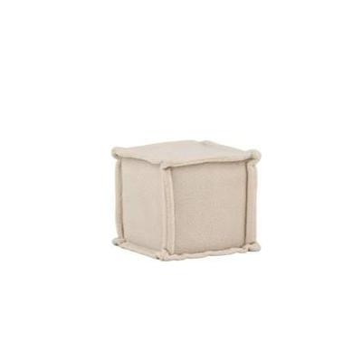Nohr Hocker 'Ariadna' Fleece, kleur Wit