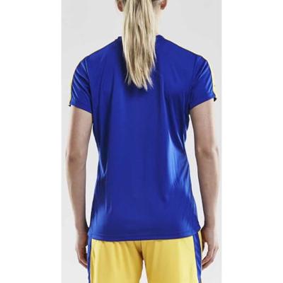 Craft 1905567 Progress Contrast Jersey W - Club Cobolt/Yellow - XL