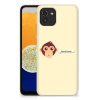 Samsung Galaxy A03 Telefoonhoesje met Naam Monkey - thumbnail